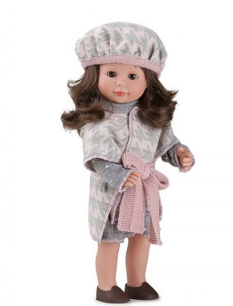 Кукла Carmen Gonzalez Мариэтта - 34 см (в прямом вязаном платье и пончо)