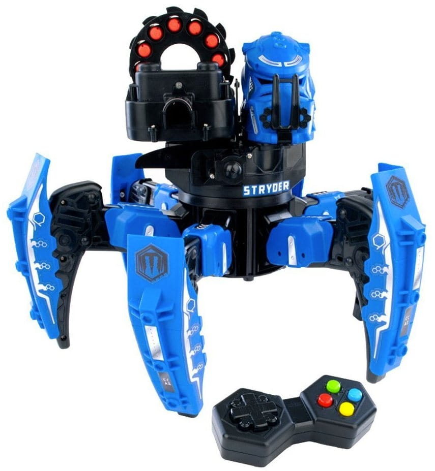 Радиоуправляемый робот Combat Creatures Attacknid - Space Warrior с ракетами и дисками (Wow Stuff)