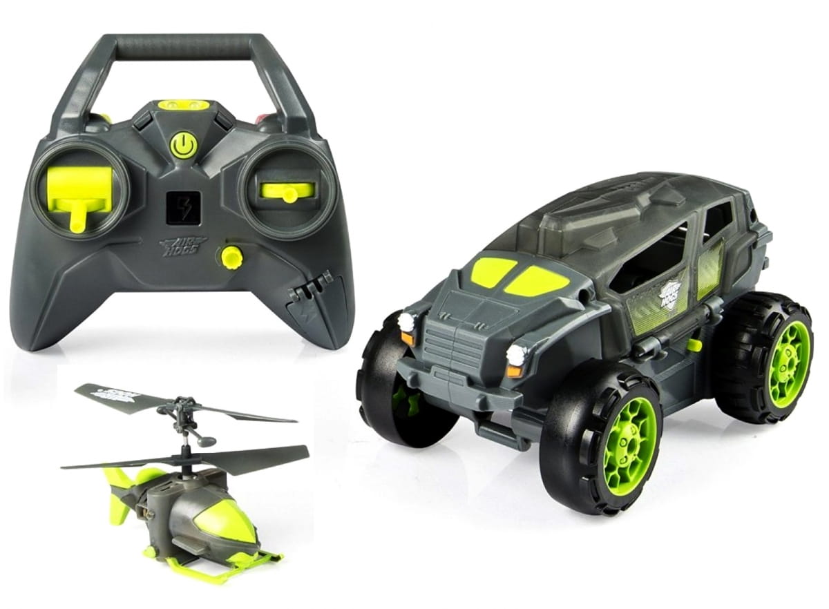 Радиоуправляемая игрушка Air Hogs Транспортная бронемашина с вертолетом-разведчиком